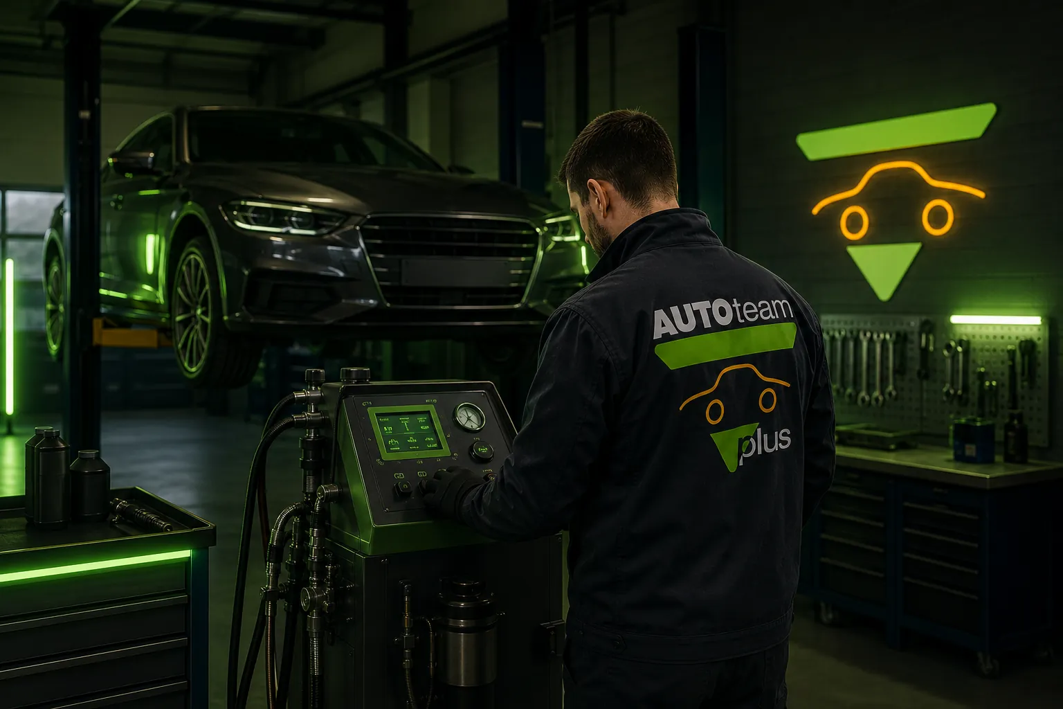 Getriebespülung an einem Automatikgetriebe bei Auto Ludwig Putz in Passau-Innstadt